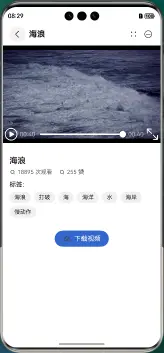 09-自然壁纸实战教程-视频下载-鸿蒙开发者社区